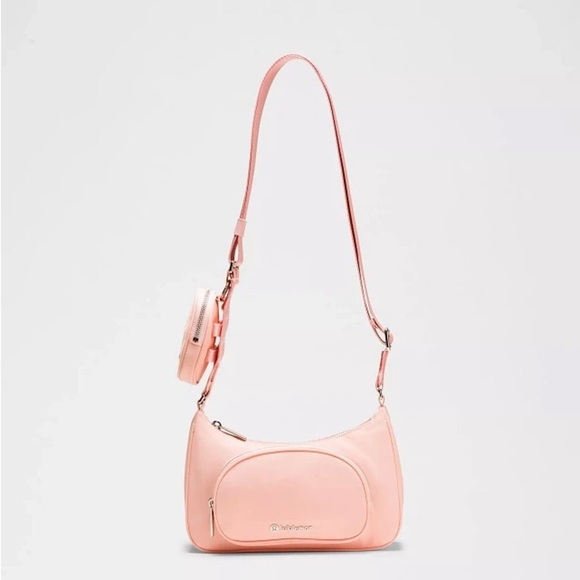 Crossbody Bag with Nano Pouch - Flush Pink - Picture 2 of 9
